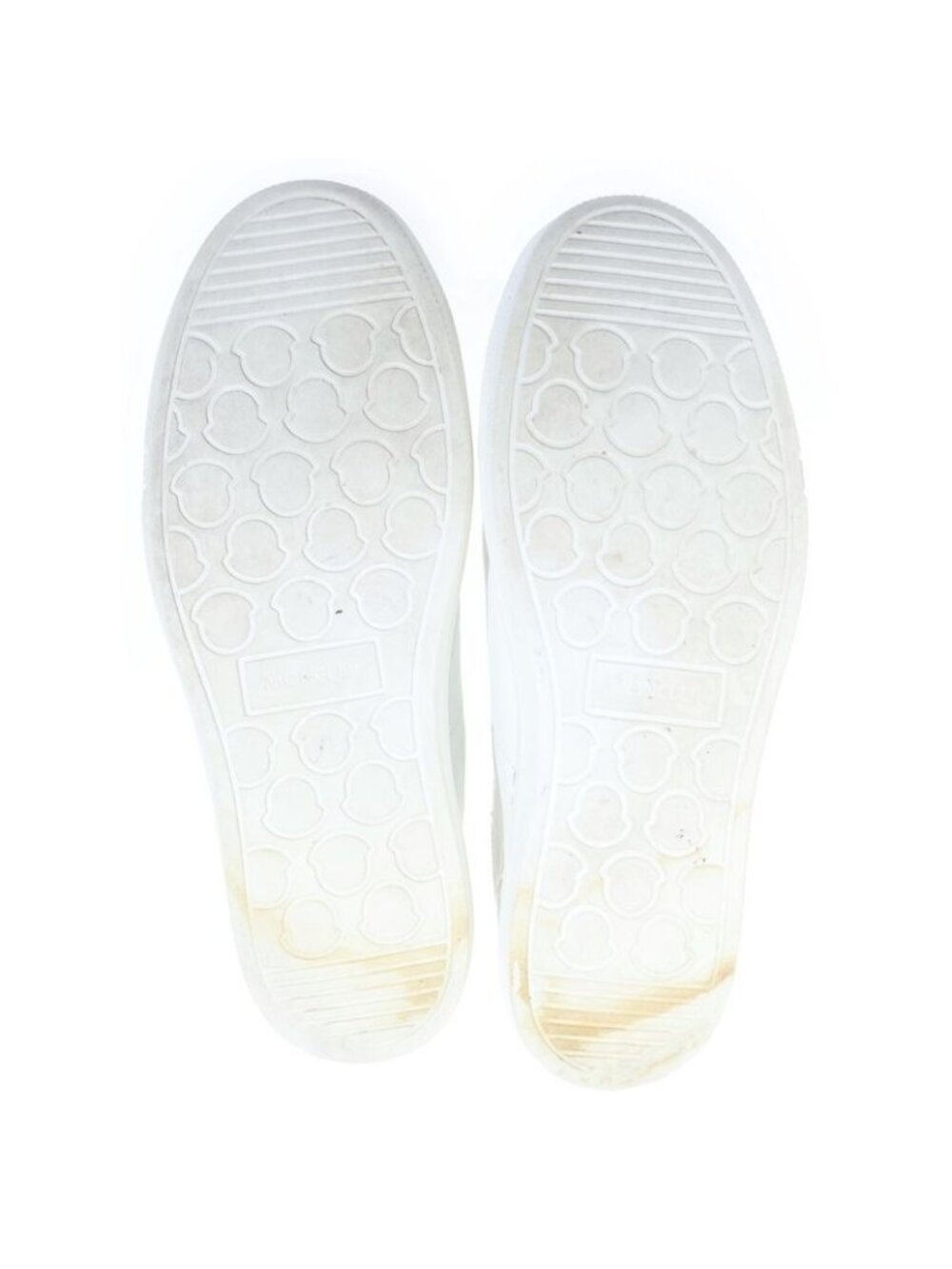 Moncler Monaco Tricolor Tag Low Cut Sneakers White - Picture 5 of 6